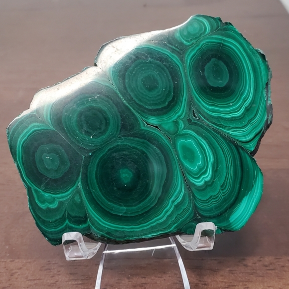 Malachite Crystal Slab 0.42 Pounds - Picture 3 of 12